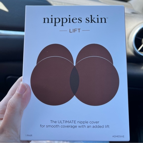 Nippies Skin Lift Ultimate Nipple Cover Adhesive Silicone Pasties Hazelnut D+ B1 - Picture 1 of 4